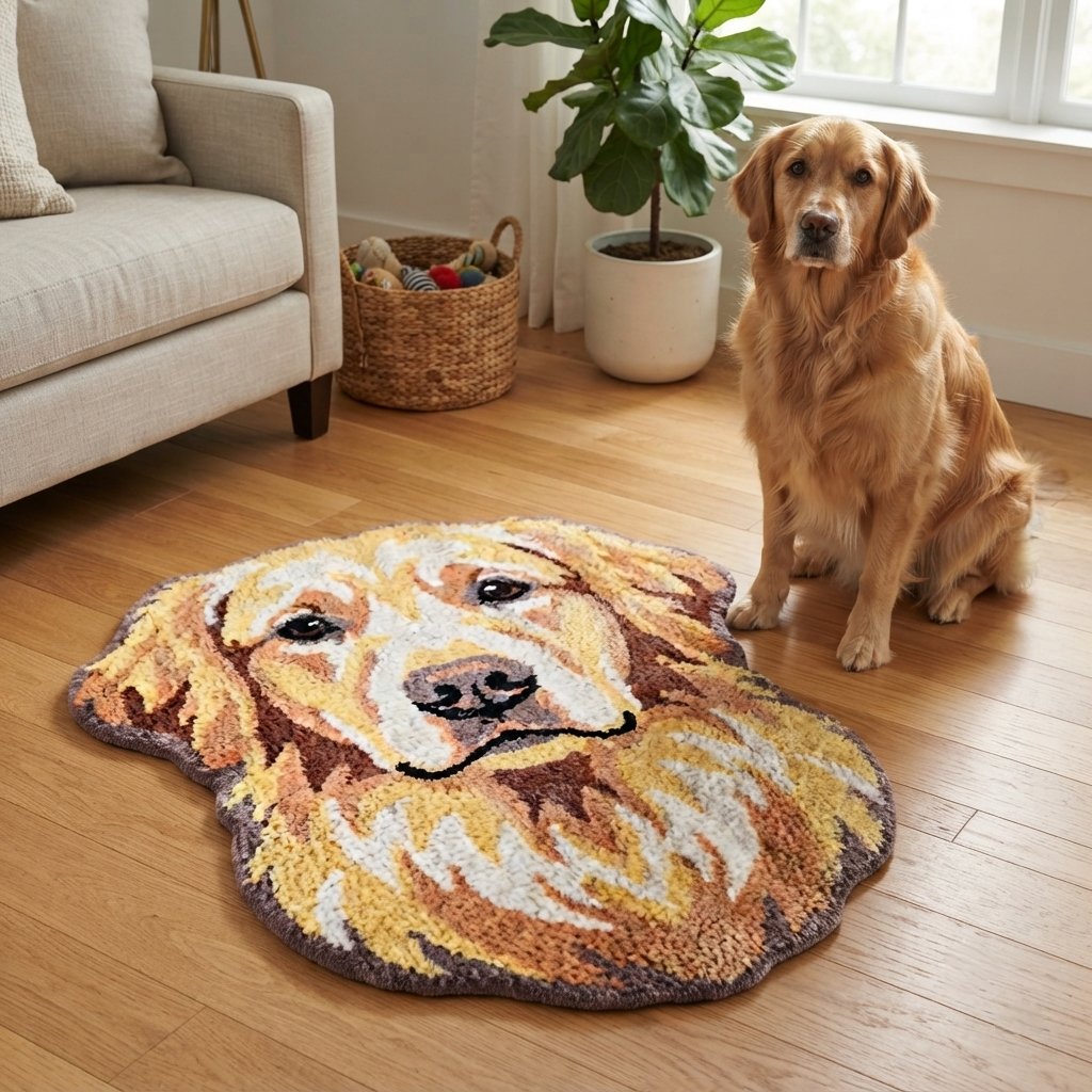 Golden Retriever Rug