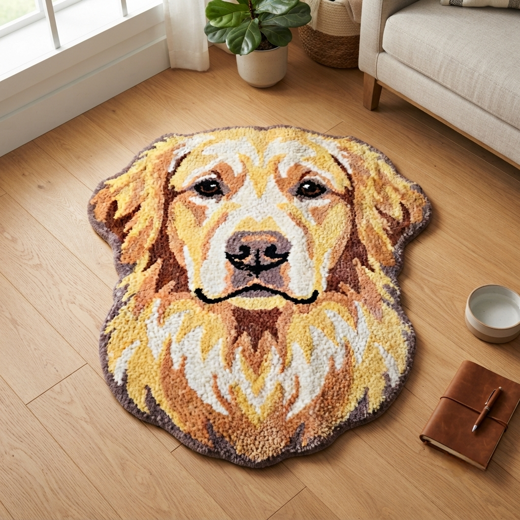 Golden Retriever Rug