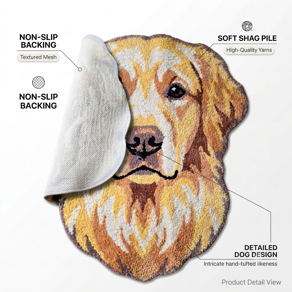 Golden Retriever Rug
