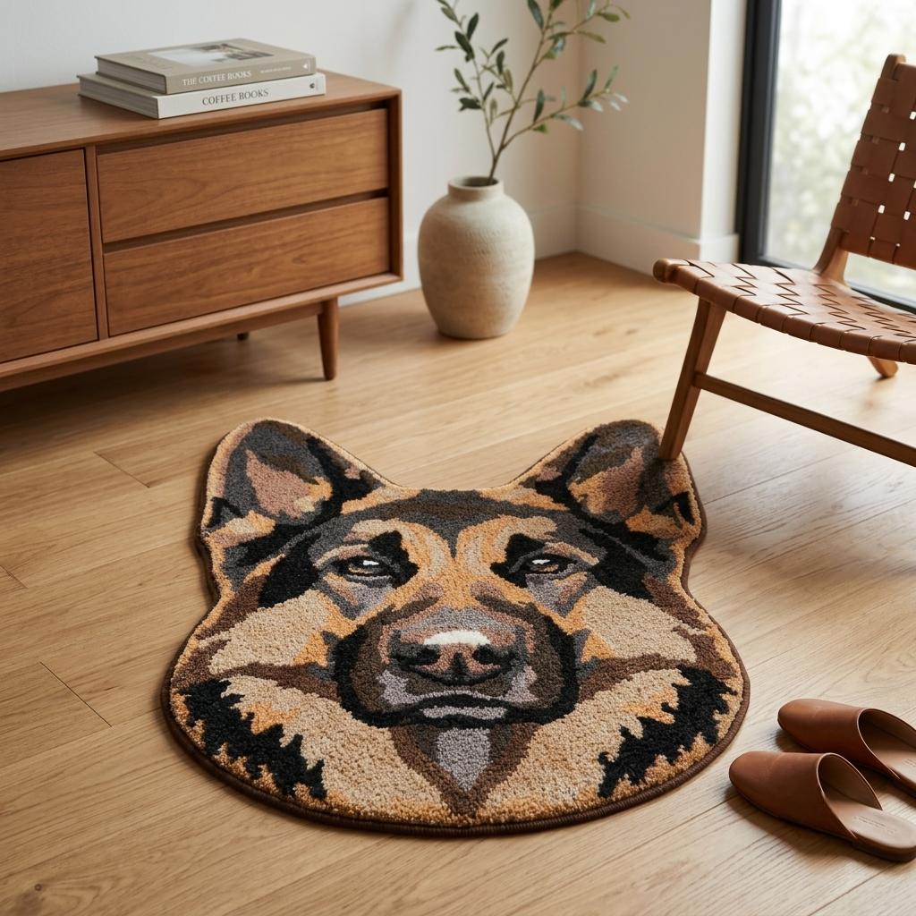 German Shepherd Rug