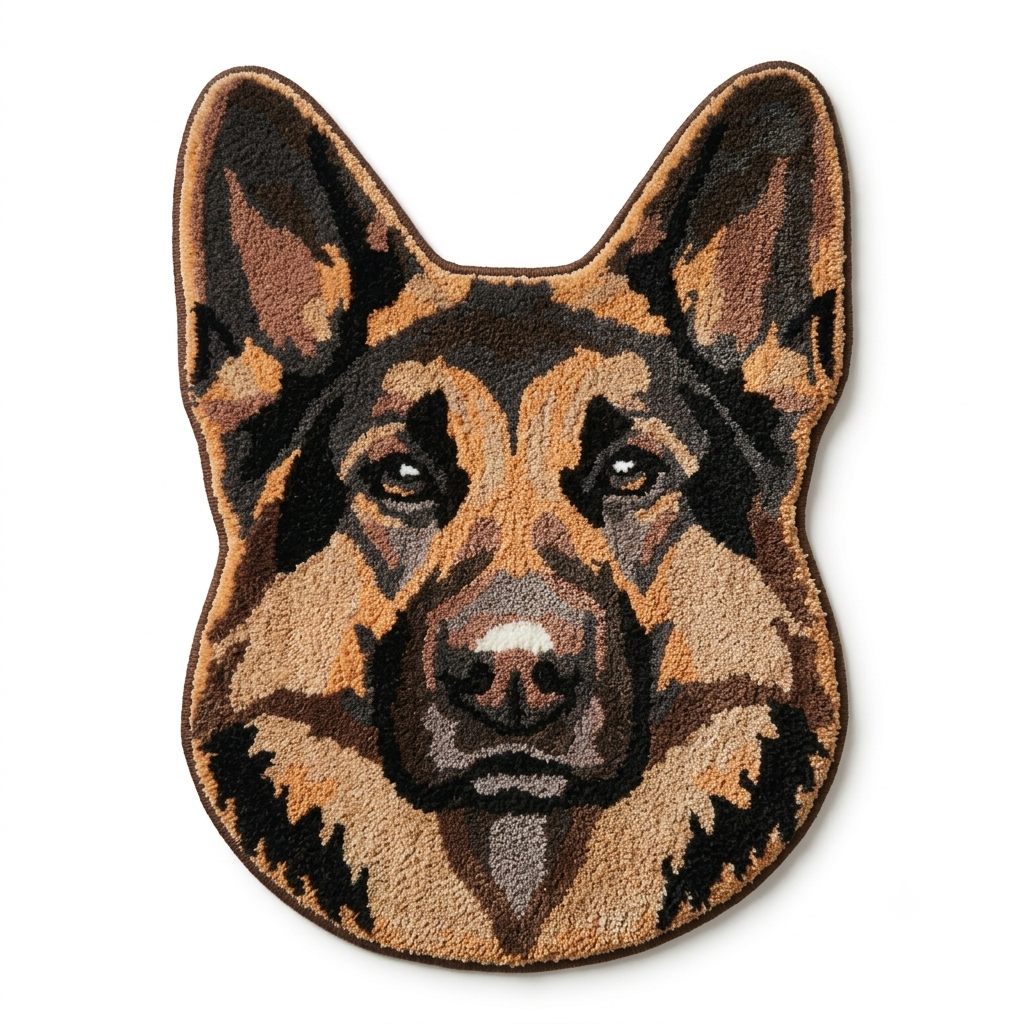 German Shepherd Rug