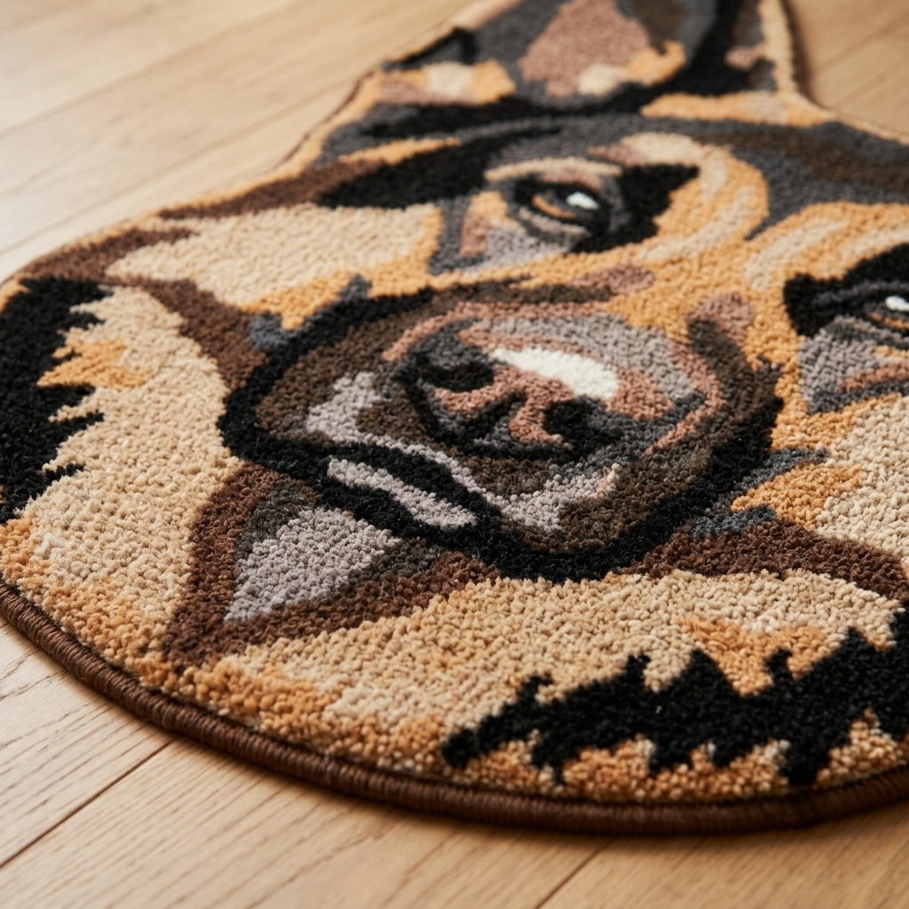 German Shepherd Rug
