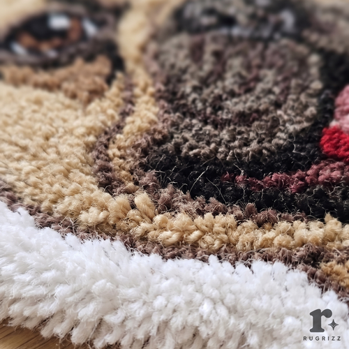 FRENCH BULL DOG RUG