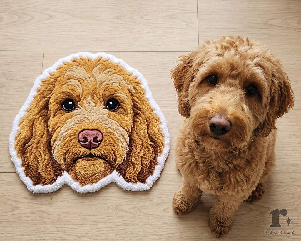 Goldendoodle Tufted Rug